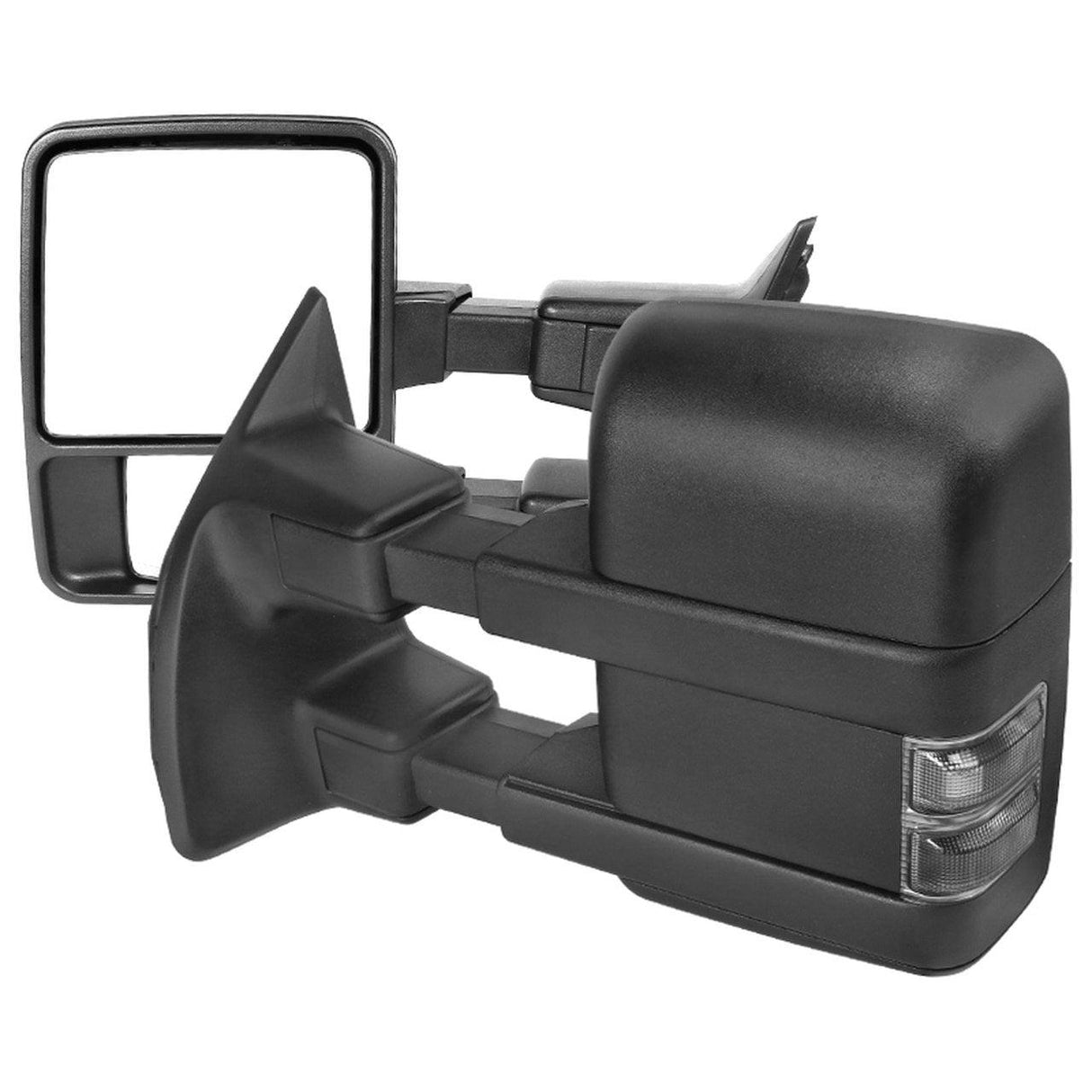 Spec-D Towing Mirrors Ford F250 F350 F450 F550 (2003-2015) Manual Adjustable & Extendable