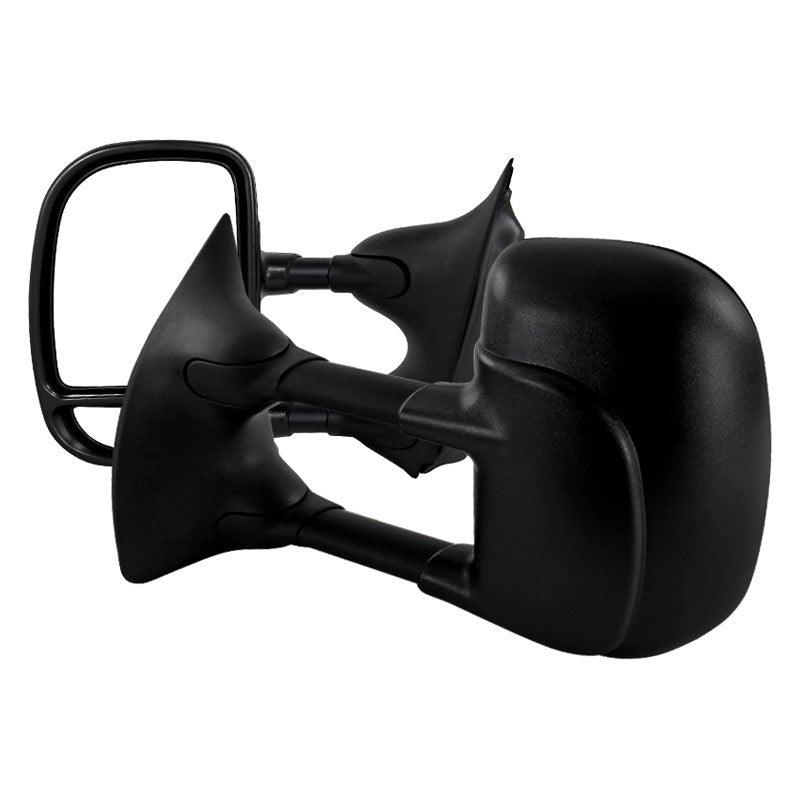 Spec-D Towing Mirrors Ford F250 F350 F450 F550 Super Duty (99-16) Manual Adjustable & Extendable Towing Mirrors