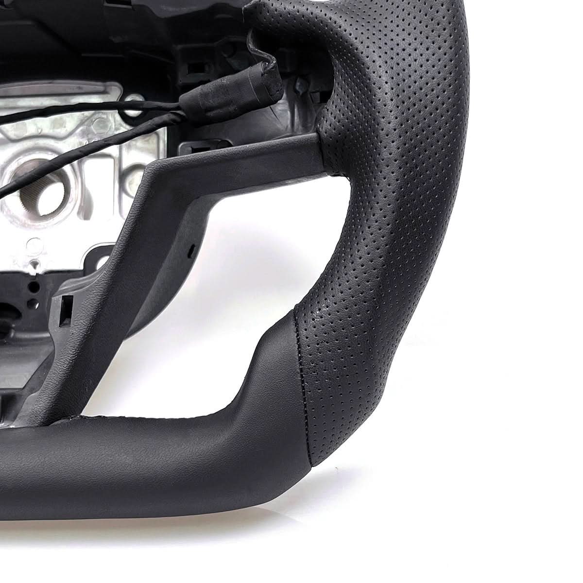 TESERY Touch Horn Round Steering Wheel Replacement for Tesla Model S / X 2021-2023