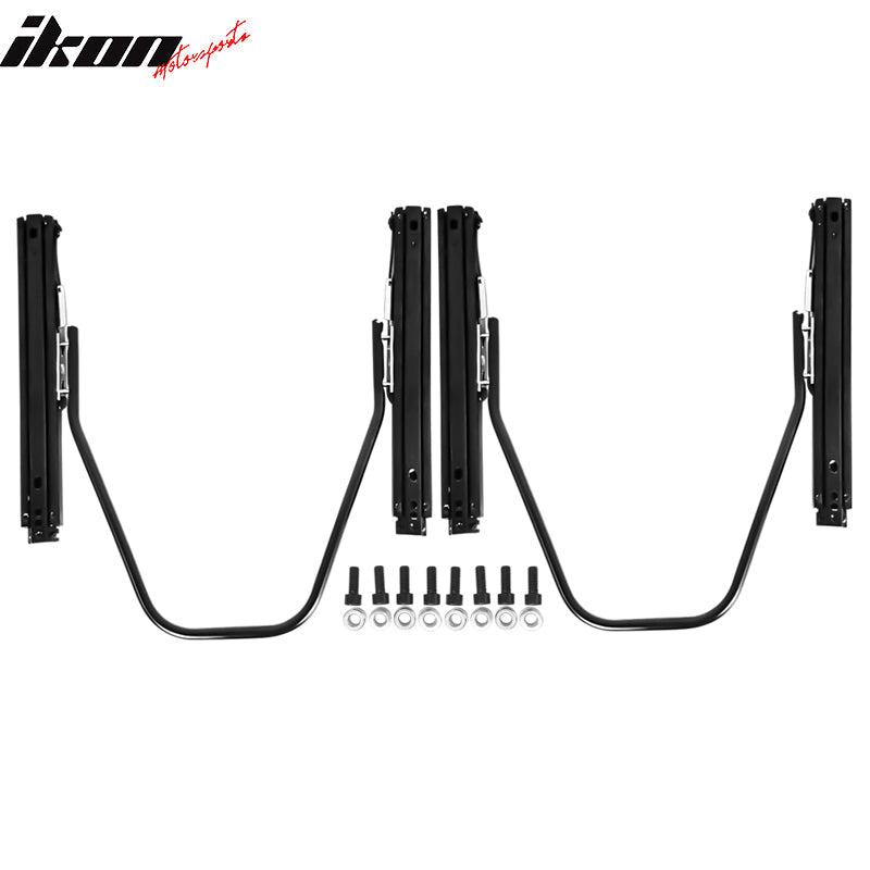 Universal Racing Seat Dual Slider PU Carbon Leather