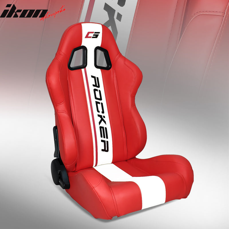 Universal Reclinable Right Passenger Side Racing Seat Dual Slider