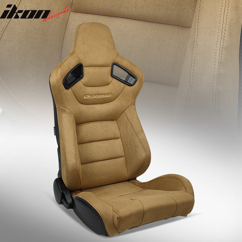 Universal Reclinable Right Passenger Side Racing Seat Dual Slider