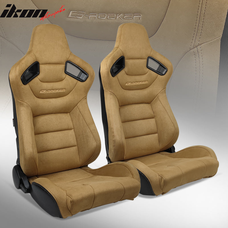 Universal Pair Reclinable Racing Seat with Dual Slider