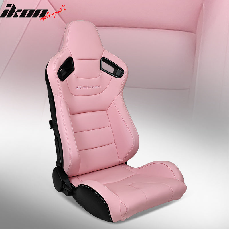 Universal Reclinable Right Passenger Side Racing Seat Dual Slider