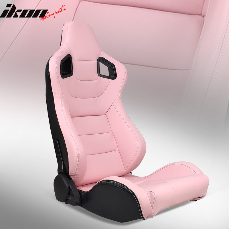 Universal Reclinable Right Passenger Side Racing Seat Dual Slider