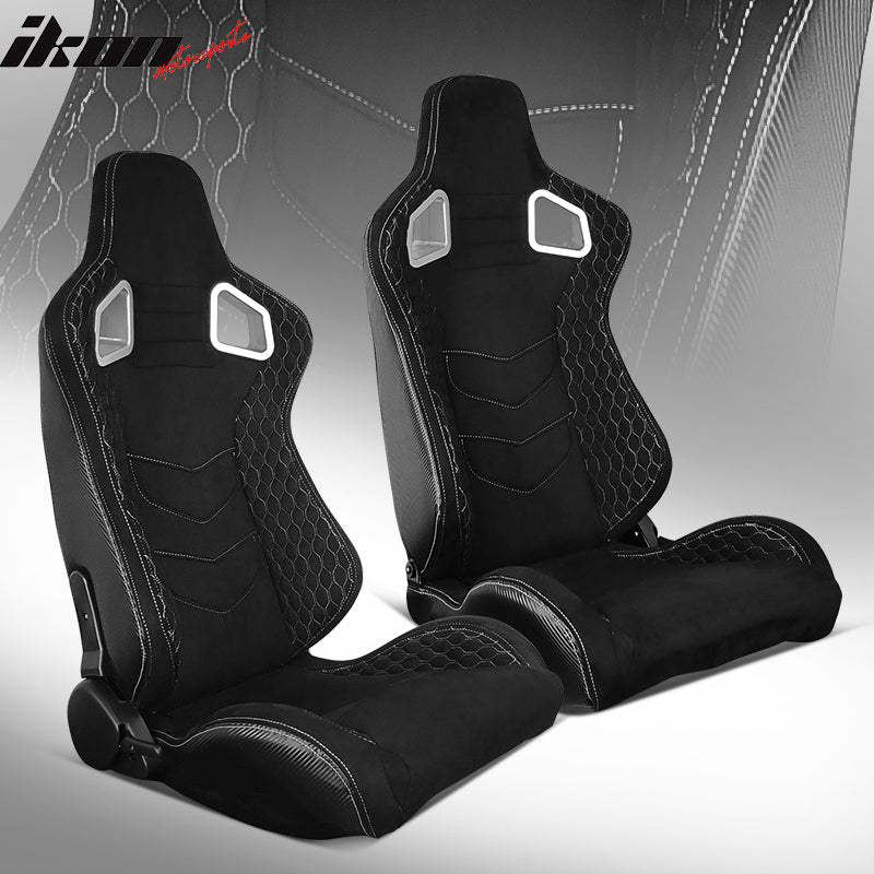 Universal Pair Reclinable Racing Seat with Dual Slider