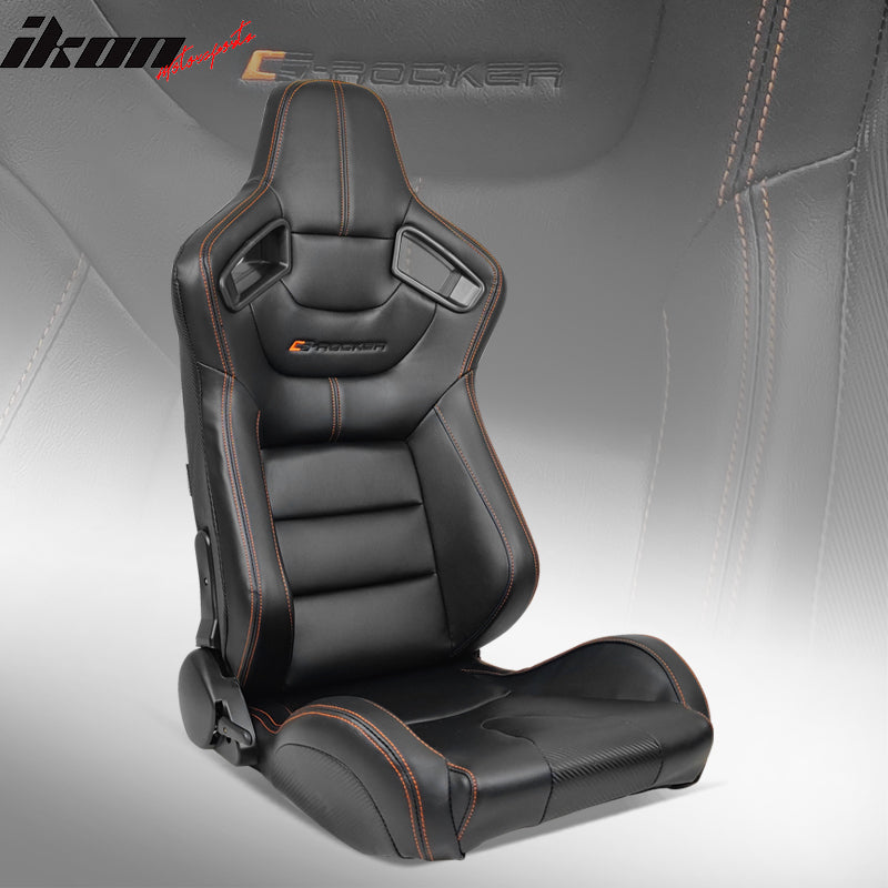 Universal Reclinable Right Passenger Side Racing Seat Dual Slider