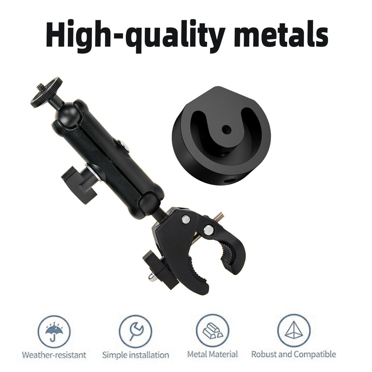 Starlink Mini RV Clamp Mount | Heavy-Duty Portable Mount