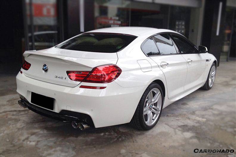 2011-2018 BMW 6 Series F06 Sedan F13 Coupe HM Style Carbon Fiber Trunk Spoiler