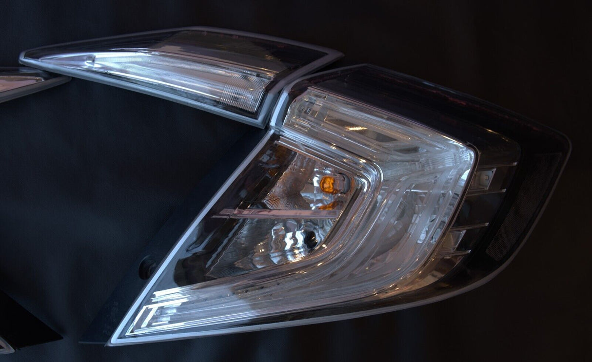 2016-2021 Honda Civic Sedan Clear Tail Light Lenses