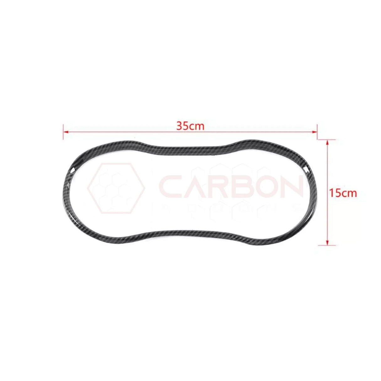 Dodge Charger 2015-2023 Real Carbon Fiber Gauge Cluster Surround Trim Cover