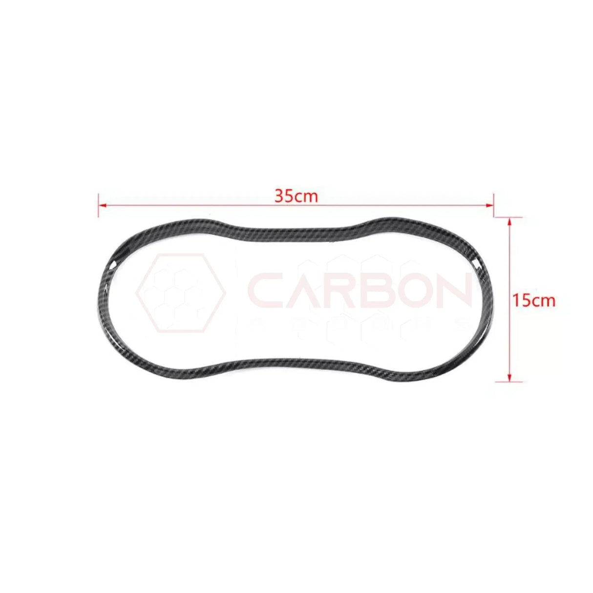 Dodge Charger 2015-2023 Real Carbon Fiber Gauge Cluster Surround Trim Cover