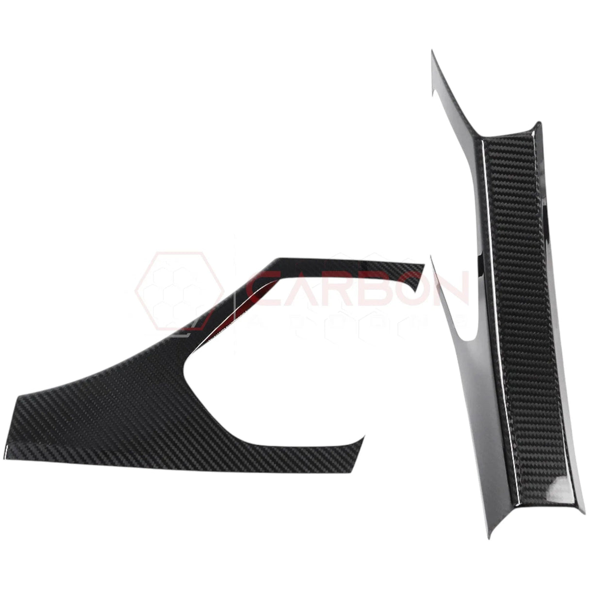 C8 Corvette Real Carbon Fiber Rear Door Sill Panel Covers