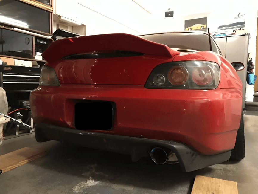 Honda S2000 AP1/AP2 Black Hyper Duck Tail Trunk Spoiler (1999 - 2009) - K2 Industries