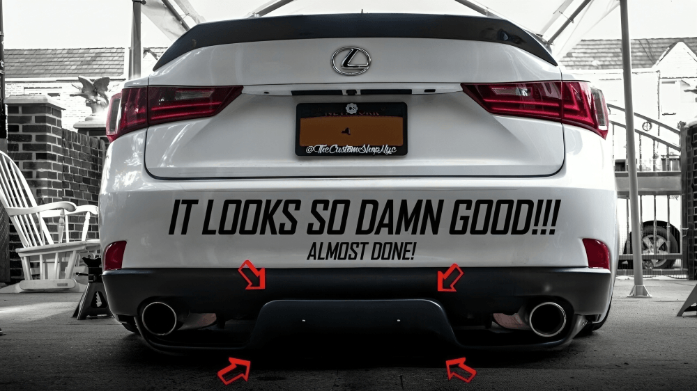 Lexus Gen 1 IS Altessa MaxStyle Rear Diffuser (1998 - 2005) - K2 Industries