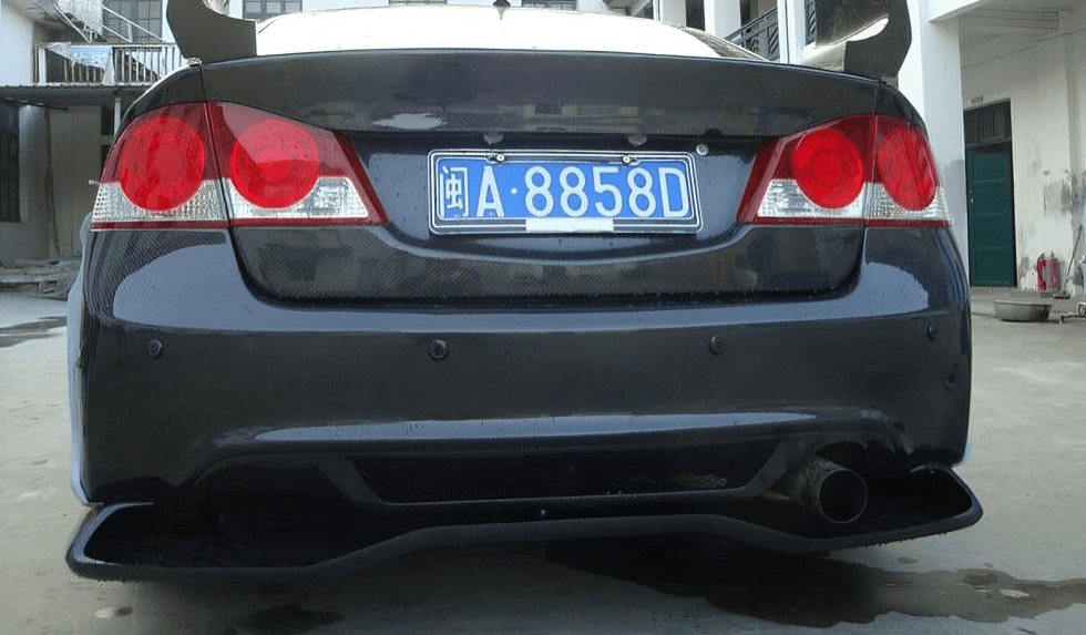 Honda Civic FD Gen 8 MaxStyle Rear Diffuser (2005 - 2012) - K2 Industries