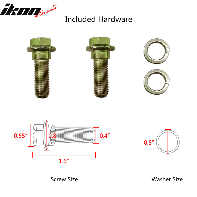 Universal Red 2" 6th Cam-lock Seat Belt Harness Nylon
