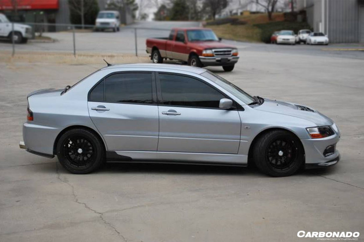 2003-2006 Mitsubishi Evolution 7 8 9 RX Style Carbon Fiber Spliter