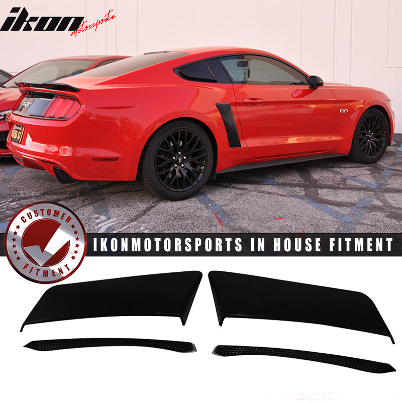 2015-2017 Ford Mustang CV Style Side Window Louver Rear Fender Scoop