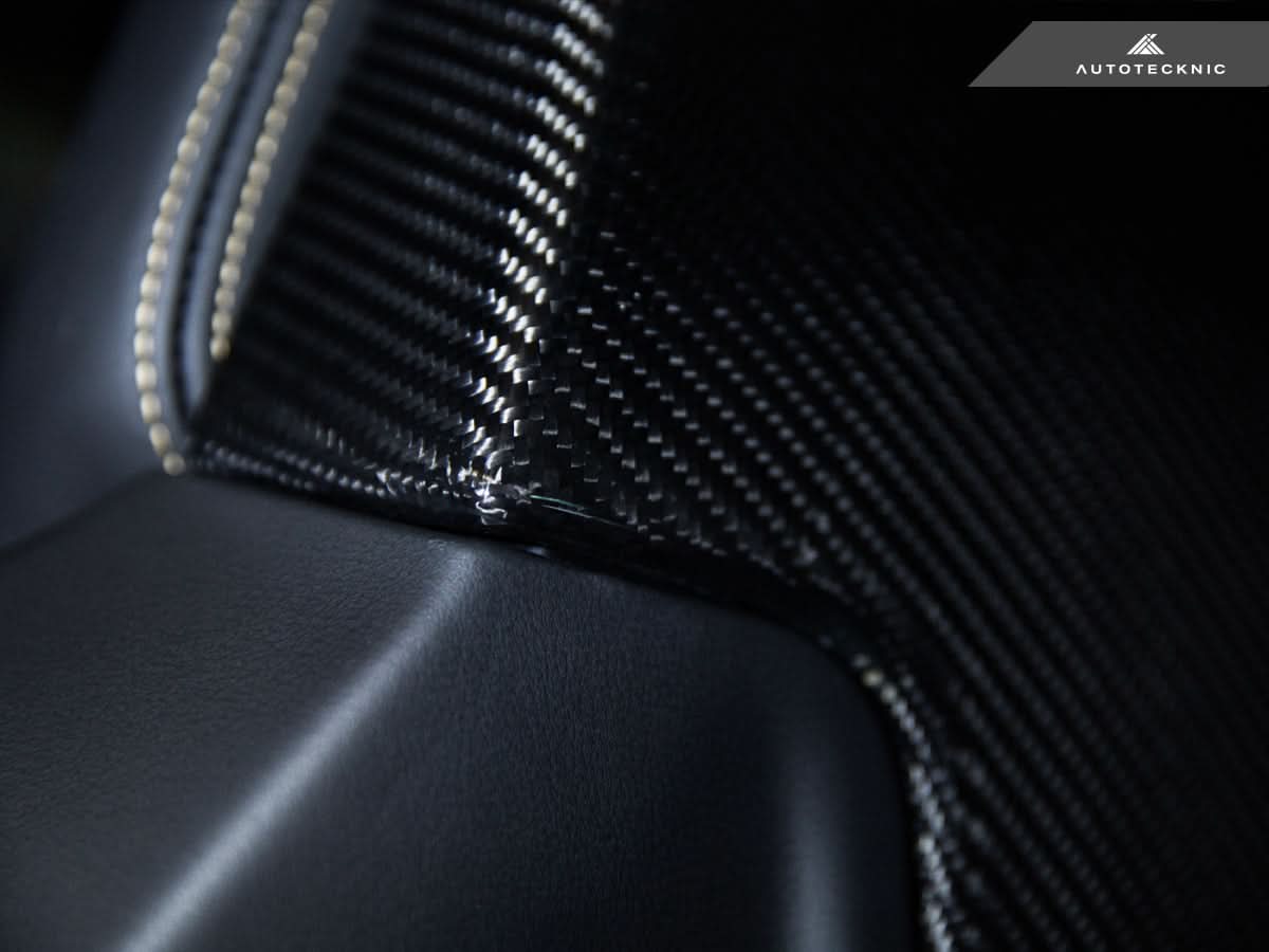 AutoTecknic Dry Carbon Seat Back Cover Set - BMW G01 X3 M40I | G02 X4 M40I