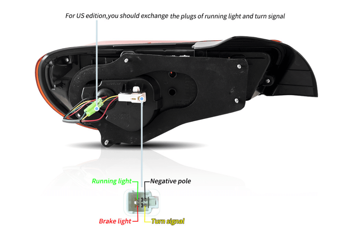 Scion FR-S Subaru BRZ Toyota 86 GT86 FT86 GTS Style LED Tail Lights (2012-2020) - K2 Industries