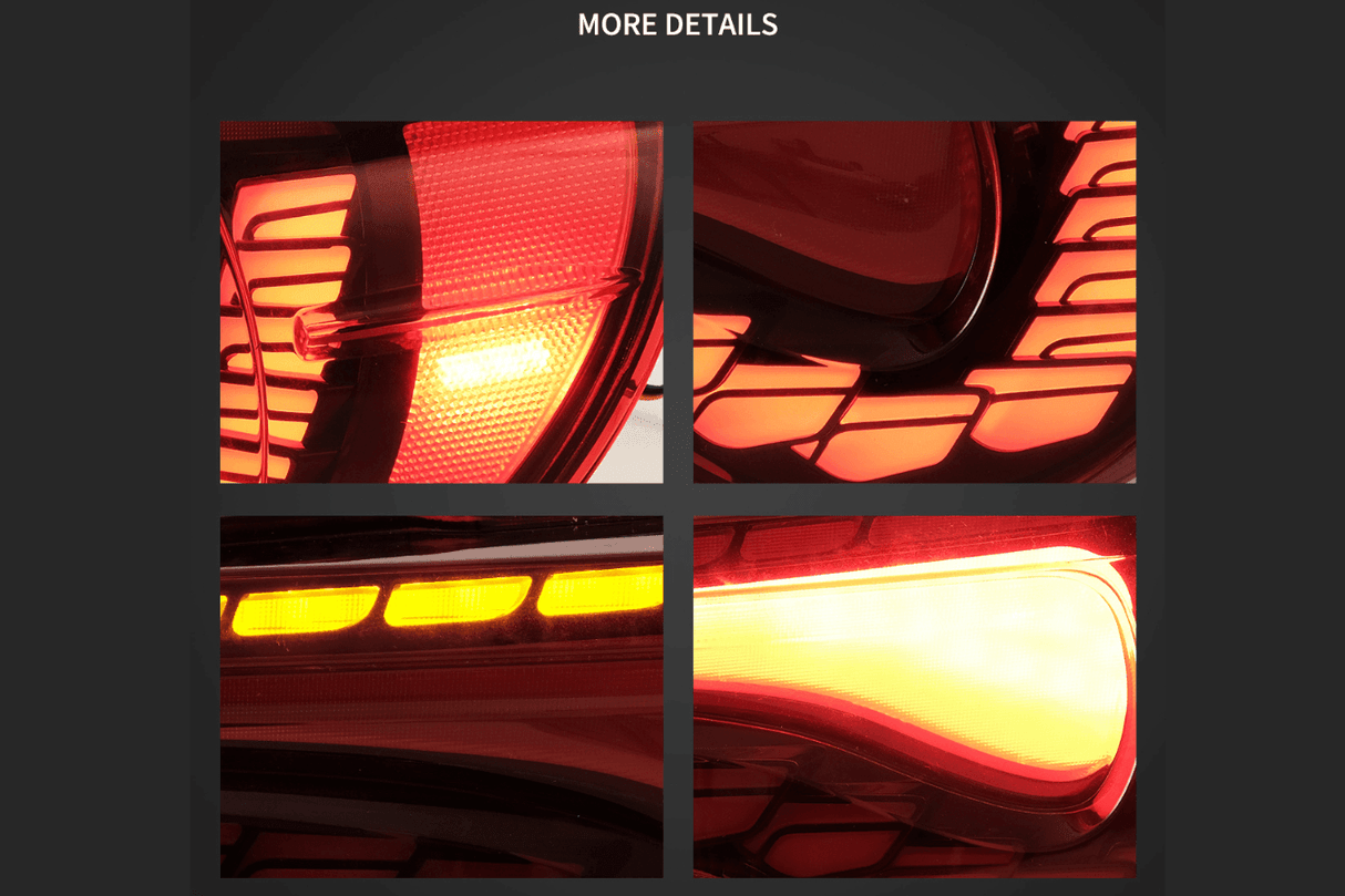 Scion FR-S Subaru BRZ Toyota 86 GT86 FT86 GTS Style LED Tail Lights (2012-2020) - K2 Industries