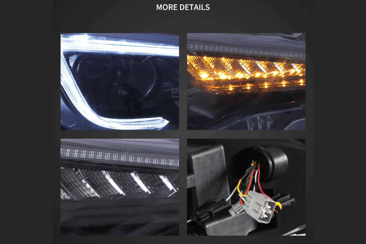 Scion FR-S Subaru BRZ Toyota GT86 1st Gen (ZN6/ZC6) Black Dual Beam Projector Headlights (2012-2021) - K2 Industries