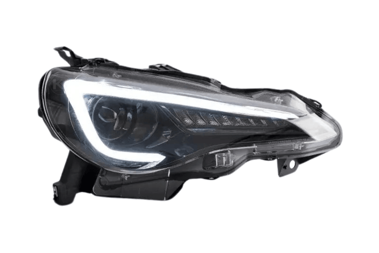 Scion FR-S Subaru BRZ Toyota GT86 1st Gen (ZN6/ZC6) Black Dual Beam Projector Headlights (2012-2021) - K2 Industries