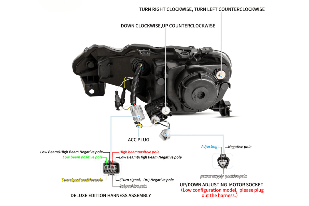 Scion FR-S Subaru BRZ Toyota GT86 1st Gen (ZN6/ZC6) Black Dual Beam Projector Headlights (2012-2021) - K2 Industries