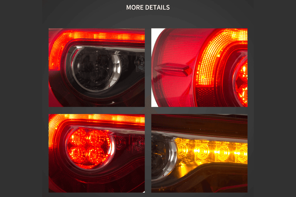Scion FR-S Subaru BRZ Toyota GT86 1st Gen (ZN6/ZC6) LED Tail Lights Upgrade (2012-2021) - K2 Industries