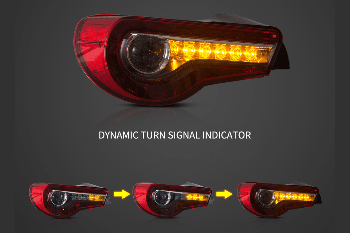 Scion FR-S Subaru BRZ Toyota GT86 1st Gen (ZN6/ZC6) LED Tail Lights Upgrade (2012-2021) - K2 Industries