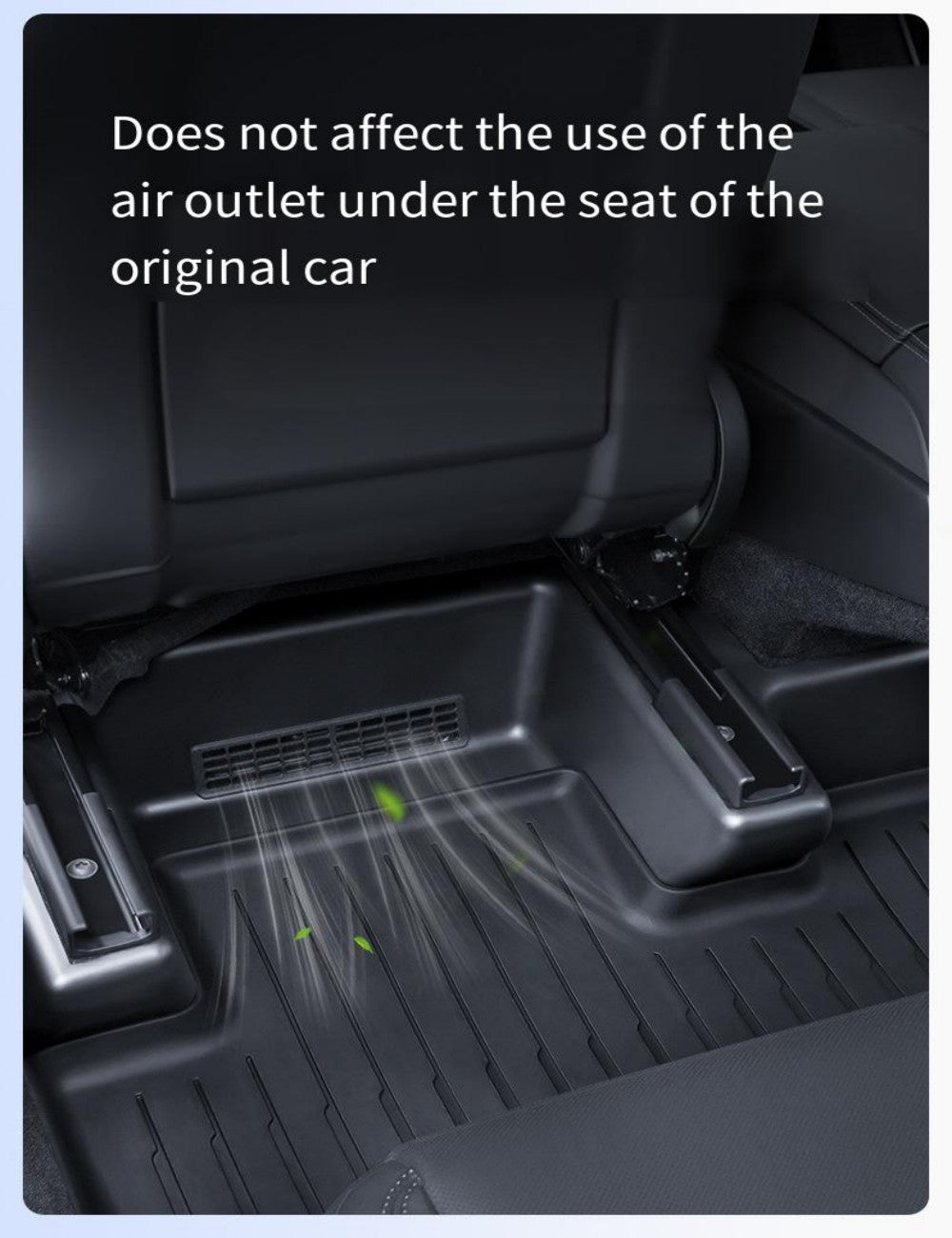 Seat Slide Rail Anti-Kick Guards for Model Y Juniper (5PCS) | TESERY