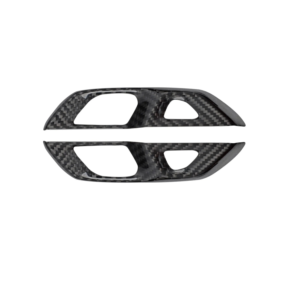 C8 Corvette Real Carbon Fiber Door Lock Trim Covers | Interior Upgrade (2020–2026)