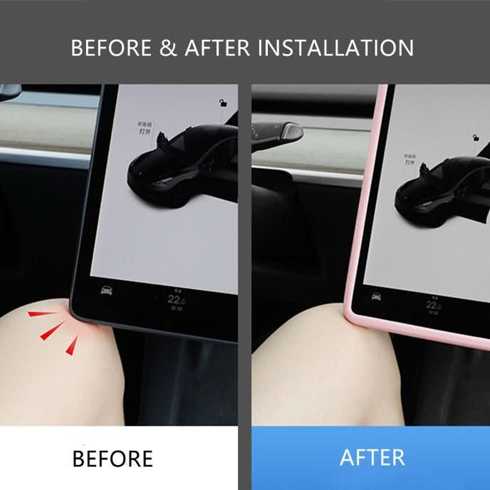 Silicone 15.6" Central Screen Protector Frame for Model 3 / Y