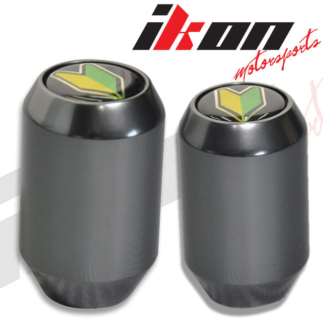 Gunmetal M12X1.75MM Thread MT Manual MUG Gear Shift Knob BD Emblem