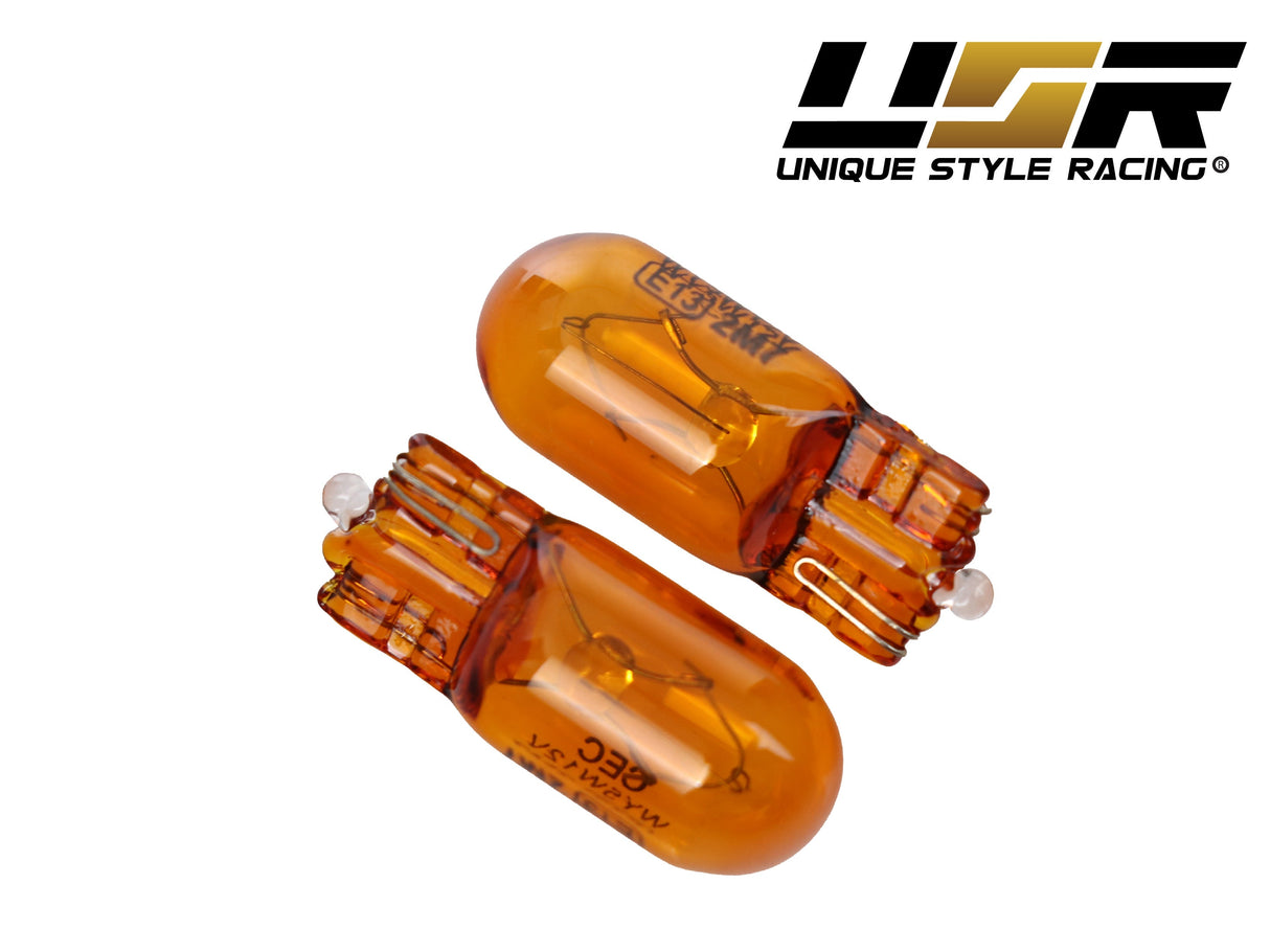 1992-1996 BMW E36 Black Trim Crystal Clear Side Marker Lights