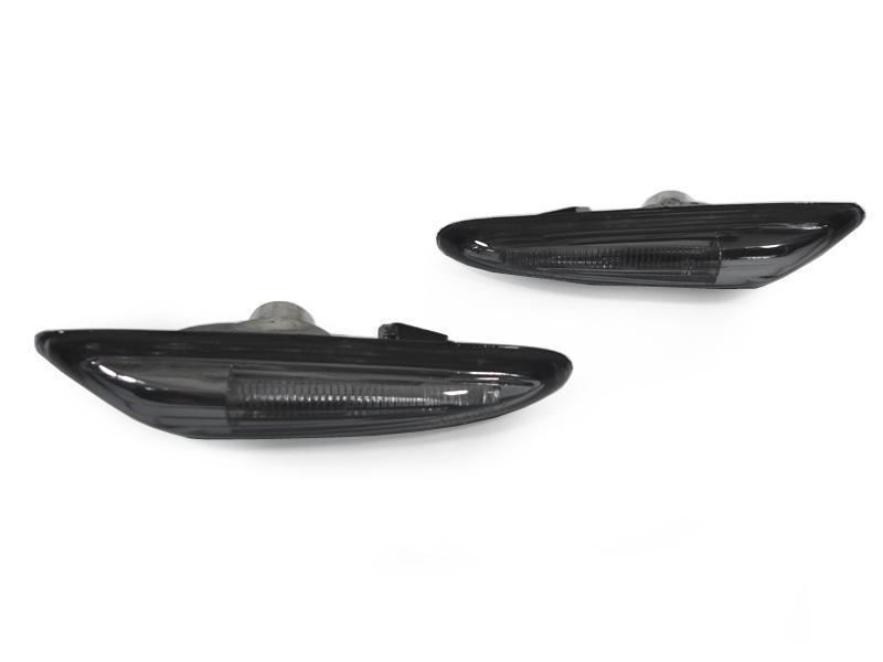 2002-2005 Bmw E46 4d/5d Depo White Led Light Bar Smoke Side Marker