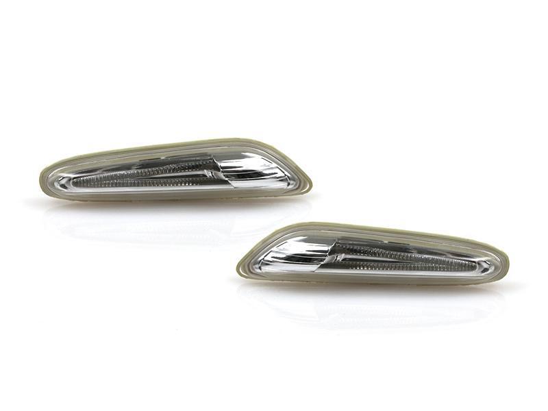 2006+ Bmw E90/E91/E92/E93/E82/E88 Depo Clear Light Bar Amber Led Side Marker Lights