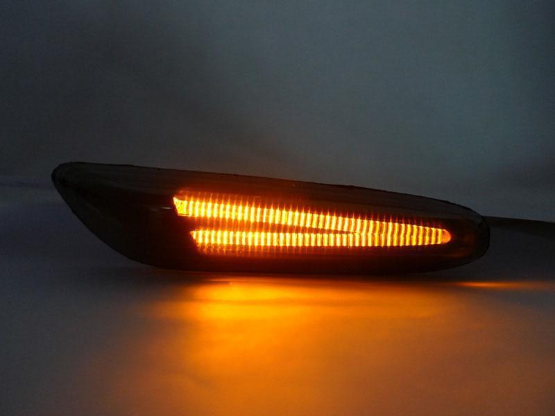 2006+ Bmw E90/E91/E92/E93/E82/E88 Depo Clear Light Bar White Led Side Marker Lights