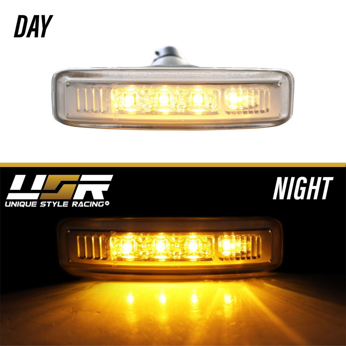 1997-2003 BMW E39 Smoke LED Amber Side Marker Lights