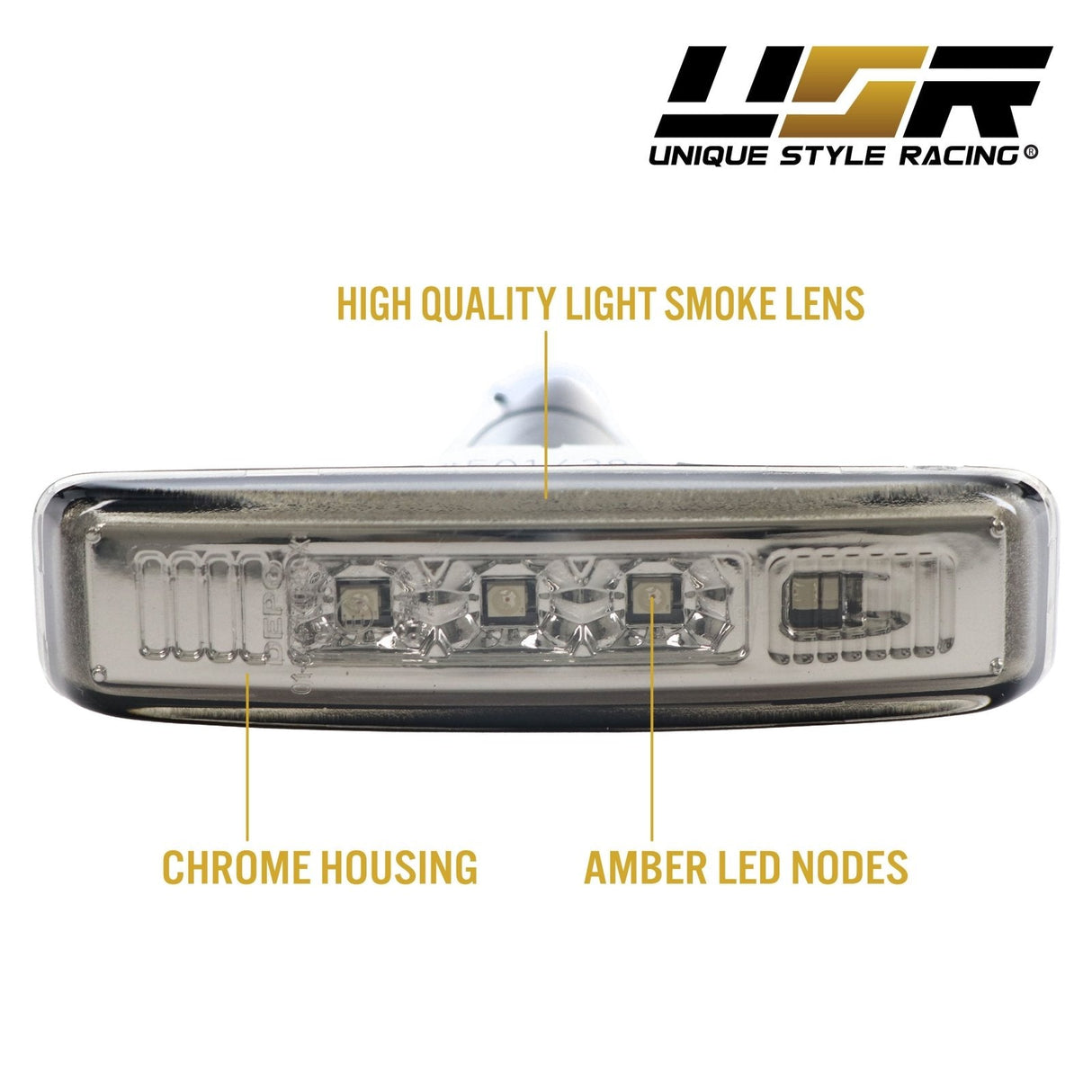 1997-2003 BMW E39 Smoke LED Amber Side Marker Lights