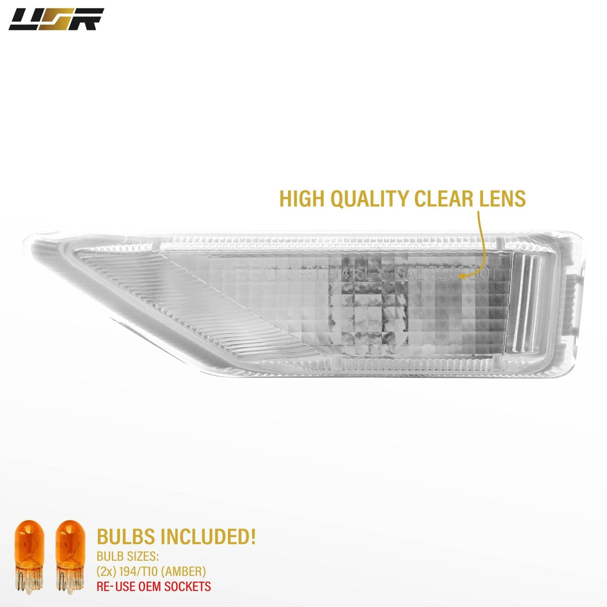 2006-2008 Honda Pilot Smoke Fender Side Marker