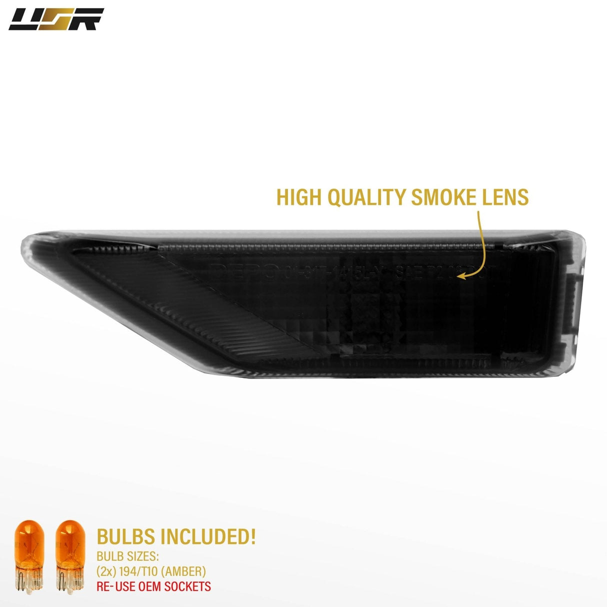 2006-2008 Honda Pilot Smoke Fender Side Marker