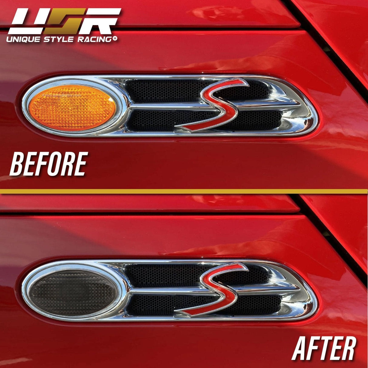 2001-2006 Mini Cooper Smoke Fender Side Marker Set