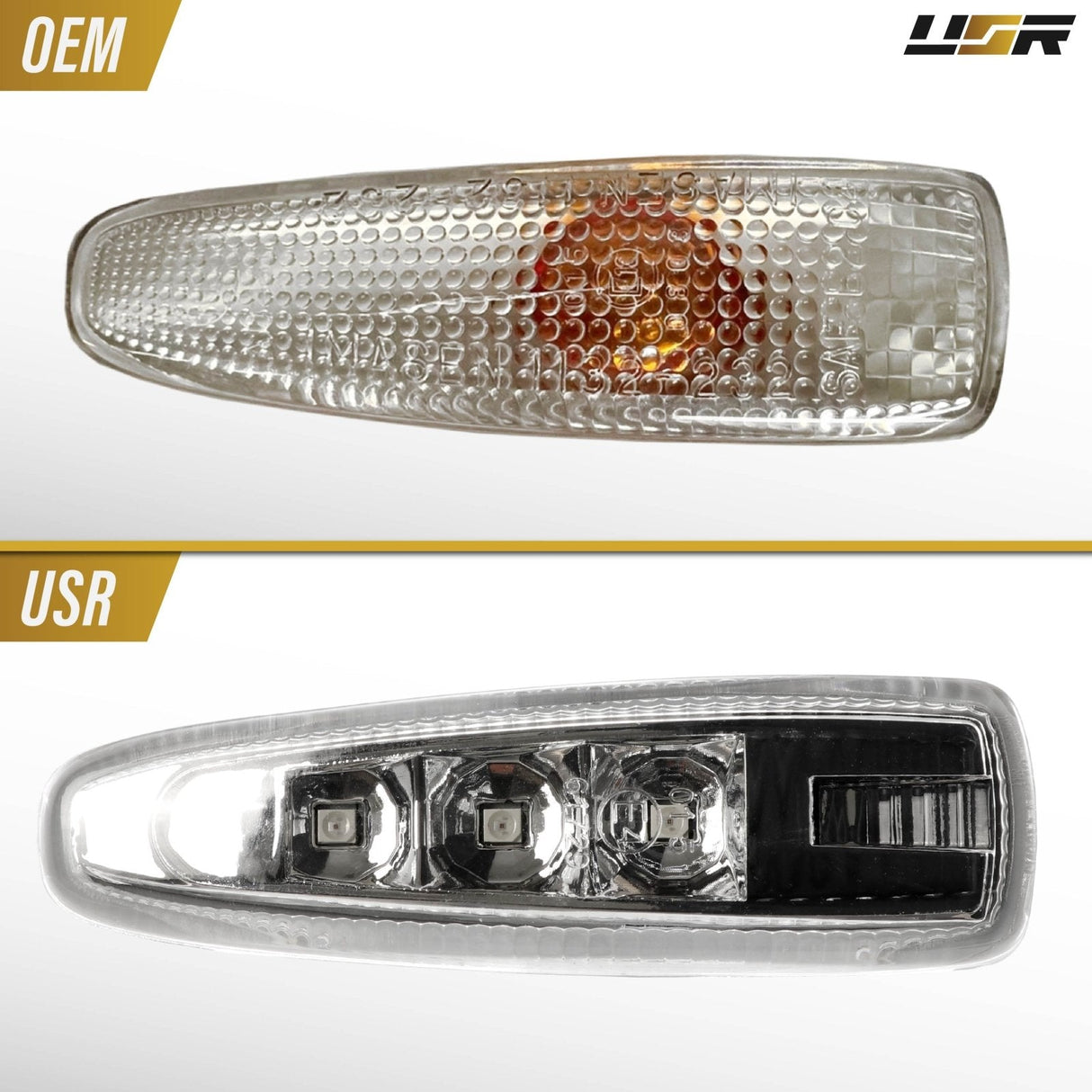 2008-2016 Mitsubishi Lancer Smoke Amber LED Side Marker Lights