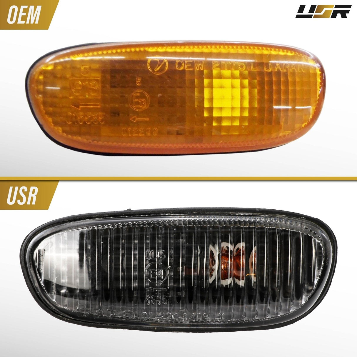 1995-2001 Subaru Impreza Crystal Black Side Marker Lights