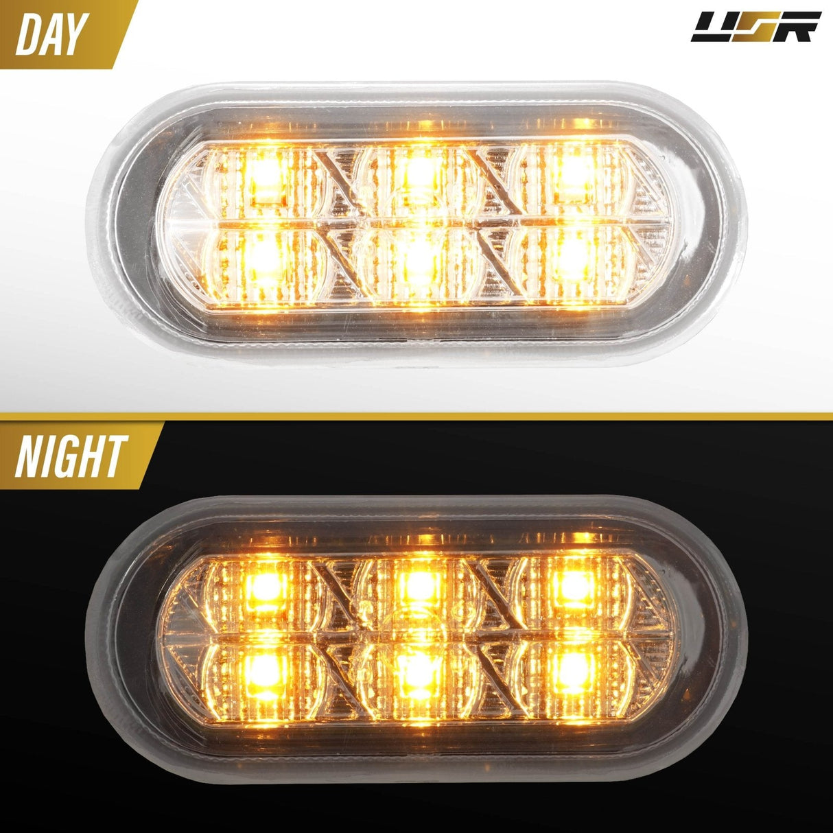 Volkswagen Golf GTI Jetta Passat Smoke Amber LED Side Marker Lights