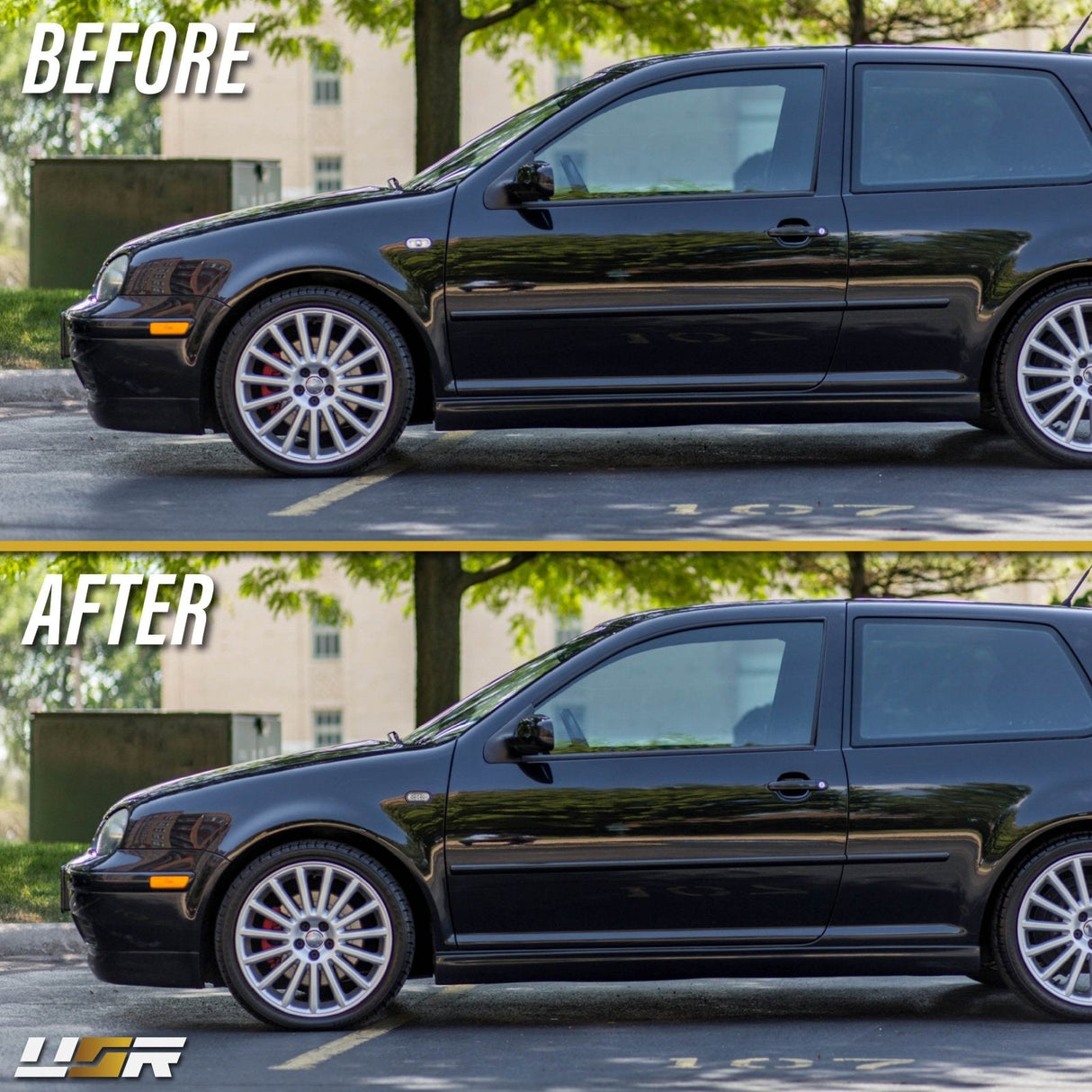 Volkswagen Golf GTI Jetta Passat Smoke Amber LED Side Marker Lights