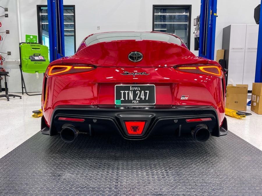 Smoked or Red Aftermarket F1 Overlay - 2020+ Supra
