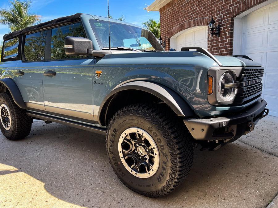 Smoked Sidemarker Overlays (Front and Rear) - 2021+ Bronco (w/ LED Taillights)